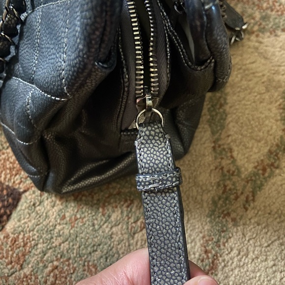 Authentic Chanel Purse CC Shopping Tote  silver hardware leather - Picture 4 of 16